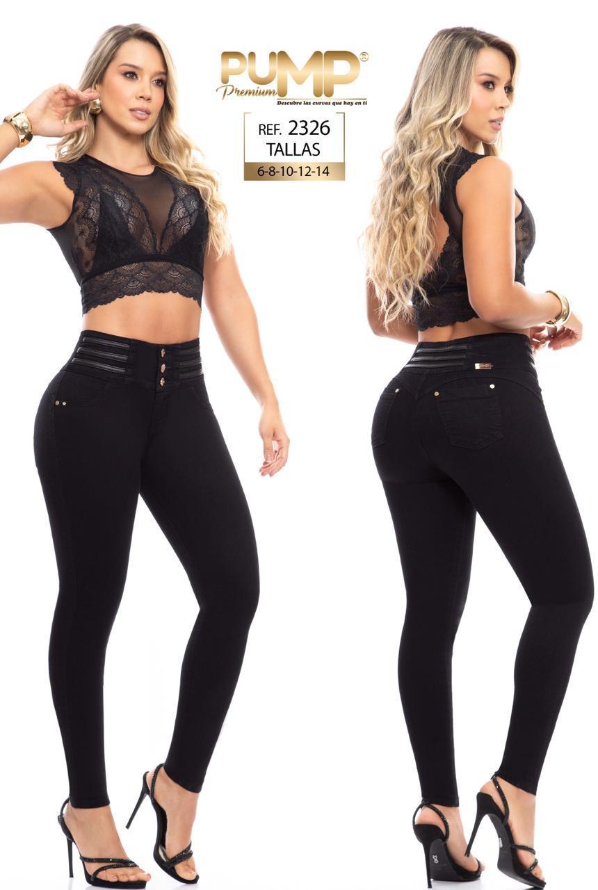 063 -P2326 Jean con Bolsillos Push Up Colombiano