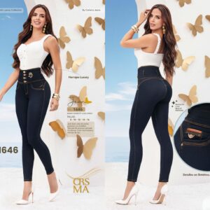 070 -C1646 Jean sin Bolsillos Push Up