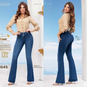 070 -C1645 Jeans con Bolsillos Push Up