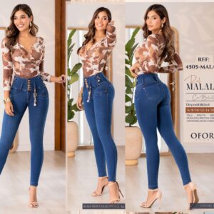 8521447 -4505-MALALA Jean Colombiano con Bolsillos Push Up