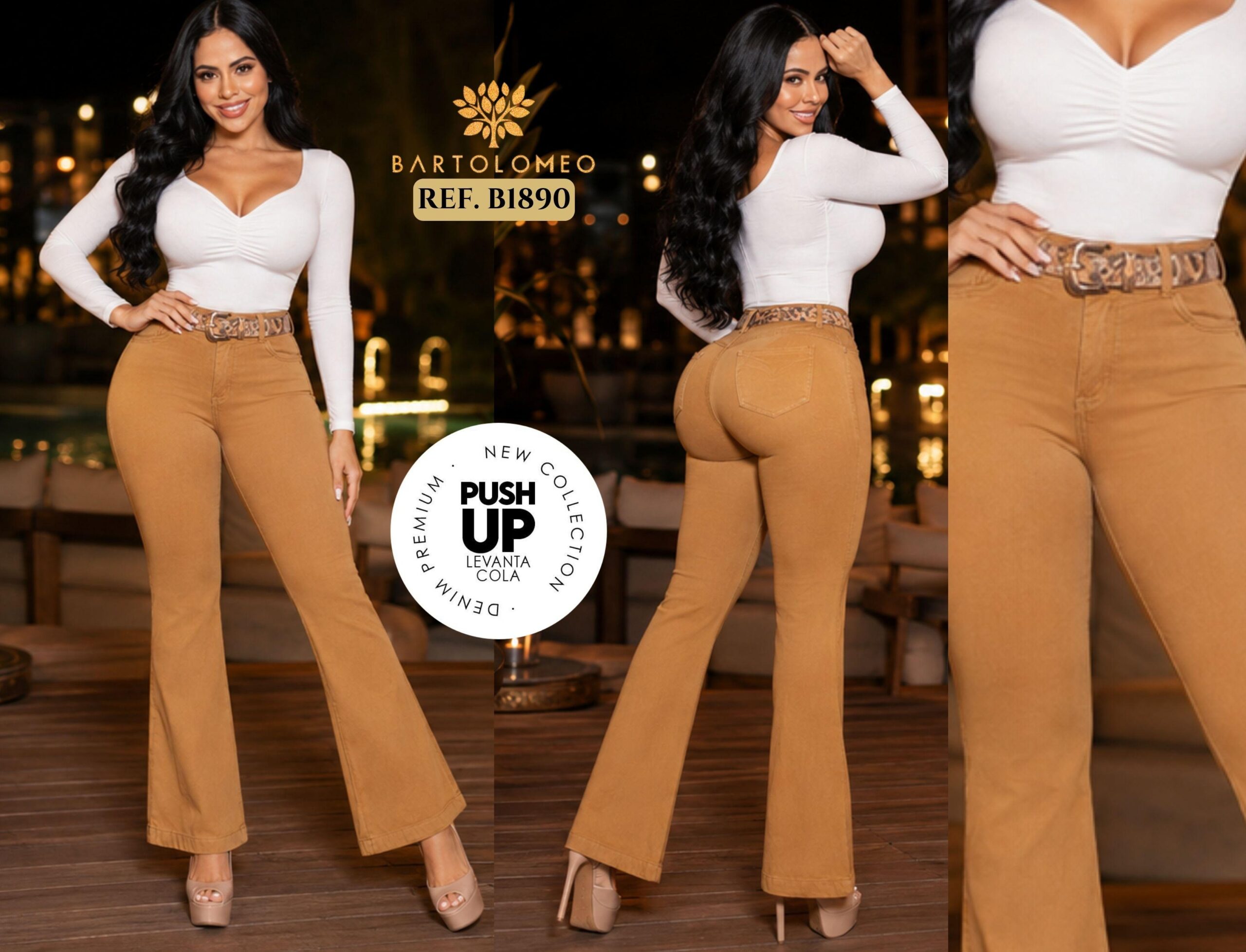 57415520 -B1890 Jeans Colombiano Push Up