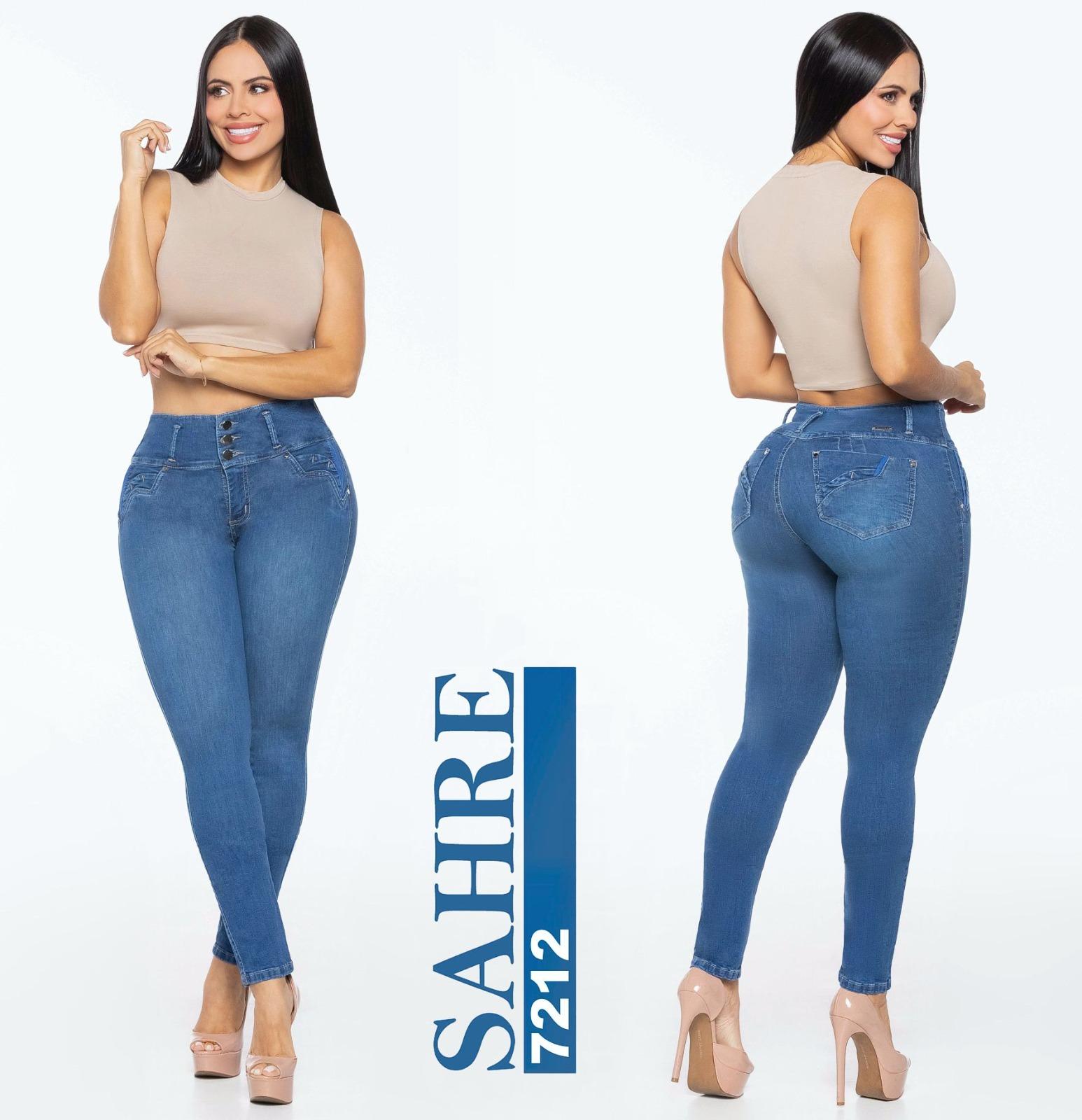 006 -7212 Jean con Bolsillos Push Up