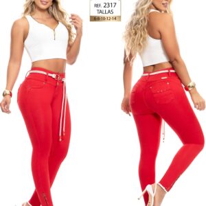 063 -P2317 Jean con Bolsillos Push Up